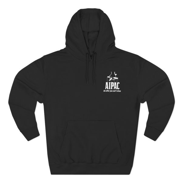 Tucker Carlson Aipac Three-panel Fleece Hoodie