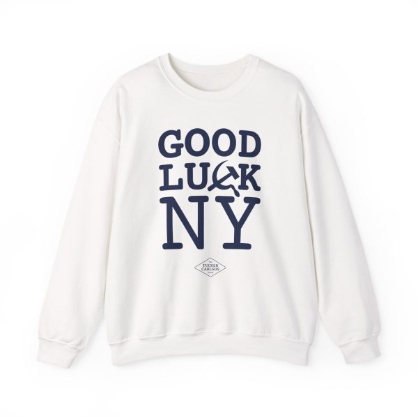 Tucker Carlson Good Luck Ny Unisex Heavy Blend™ Crewneck Sweatshirt